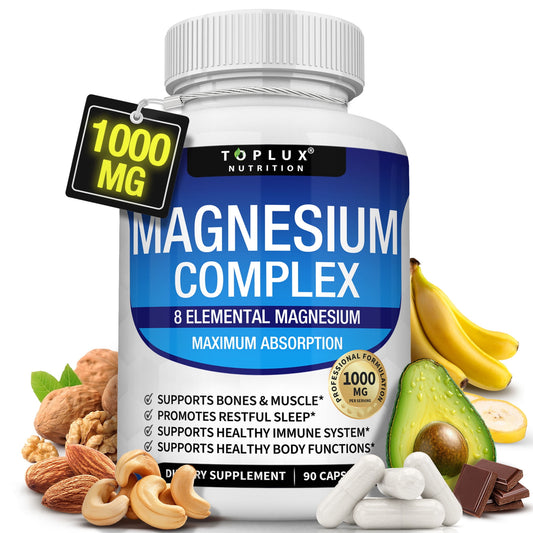 Duerme Profundo Desde la Primera Noche y Despídete del Estrés con Magnesium Complex